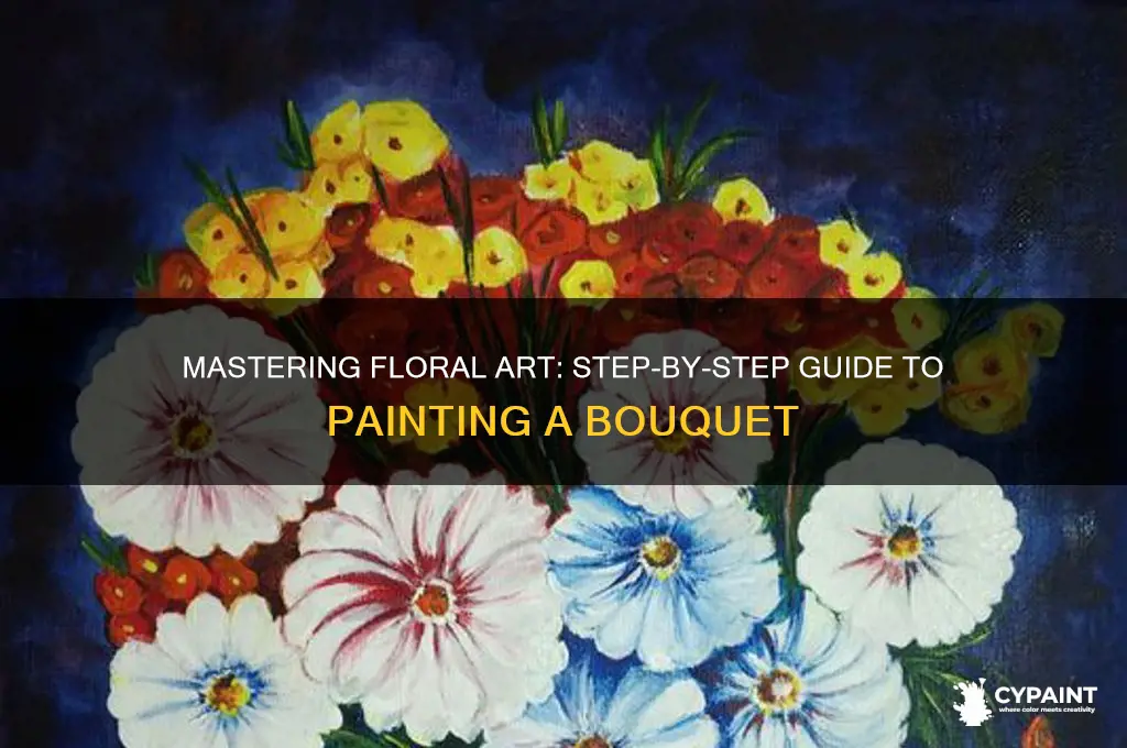 how to paint a bouquet of flowers