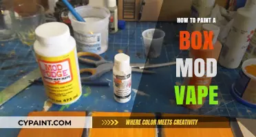 Customizing Your Vape: A Step-by-Step Guide to Painting a Box Mod