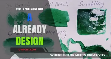 Transforming a Box: Revamping Pre-designed Surfaces with Paint