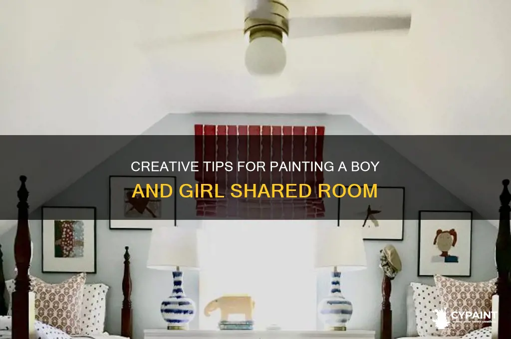 how to paint a boy and girl room