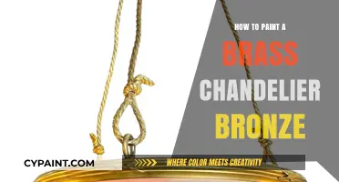 Transform Your Brass Chandelier: Easy Steps to Paint It Bronze