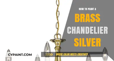 Transform Your Brass Chandelier: Easy Steps to Paint It Silver