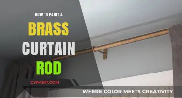 Transform Your Brass Curtain Rod: Easy Painting Techniques for a Fresh Look