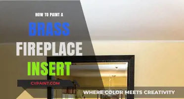 Transform Your Brass Fireplace Insert: Easy Painting Guide for a Modern Look