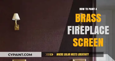 Revamp Your Brass Fireplace Screen: Easy Painting Techniques for a Modern Look