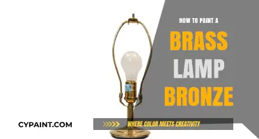 Transform Your Brass Lamp: Easy Steps to Paint It Bronze