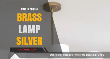 Transform Your Brass Lamp: Easy Steps to Paint It Silver