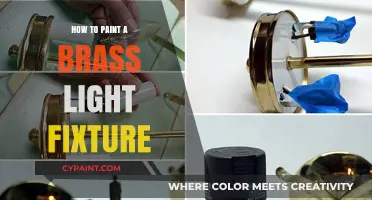 Transform Your Brass Light Fixture with These Easy Painting Tips