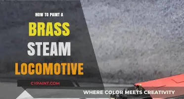 Mastering the Art of Painting a Brass Steam Locomotive