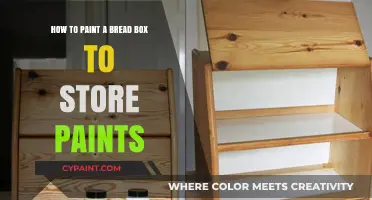 Transforming a Bread Box into a Paint Storage Haven