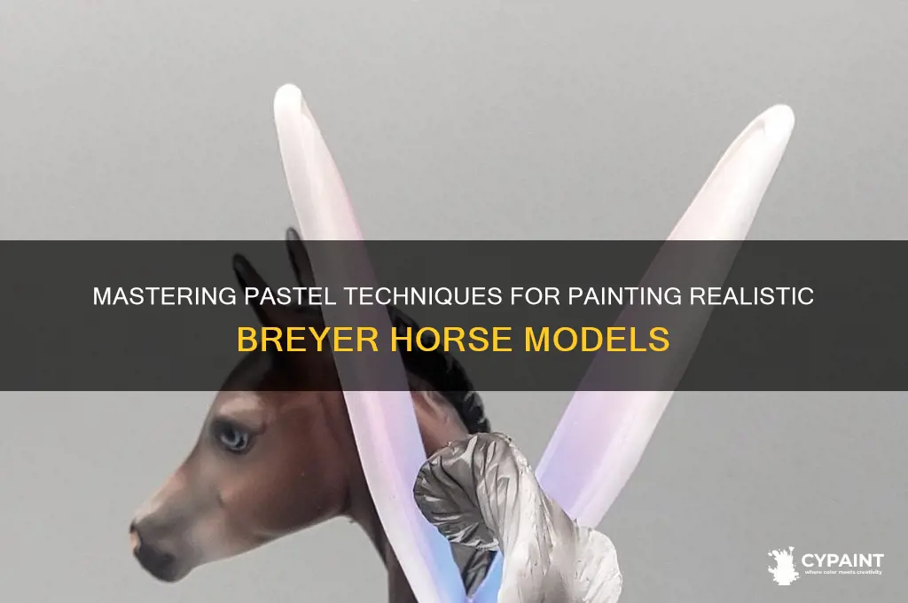 how to paint a breyer horse with pastels