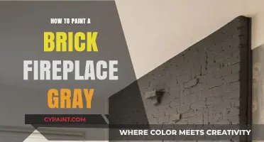 Transform Your Brick Fireplace: A Guide to Painting It Gray