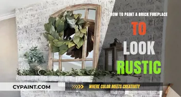 Transforming Brick Fireplaces with Rustic Paint Techniques