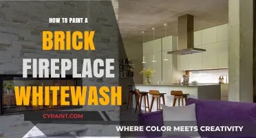 Transform Your Brick Fireplace: A Simple Whitewash Painting Guide