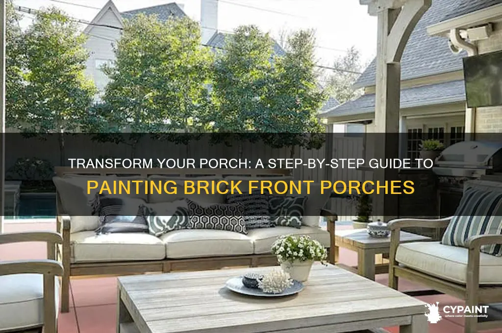 how to paint a brick front porch