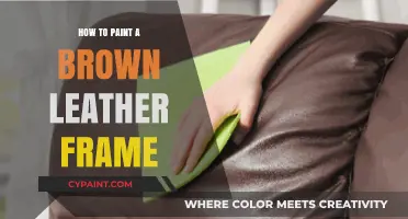 Transform Your Brown Leather Frame: A Step-by-Step Painting Guide