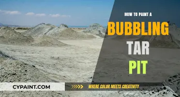Mastering the Art of Painting a Bubbling Tar Pit: Techniques and Tips