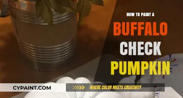 Buffalo Check Pumpkin: Easy DIY Painting Guide for Fall Decor