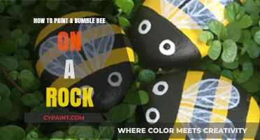 Painting a Bumble Bee Rock: A Simple Guide