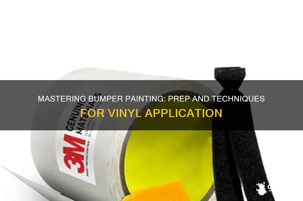 how to paint a bumper for vinyl