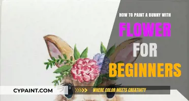 Paint a Bunny with Flowers: A Beginner's Guide