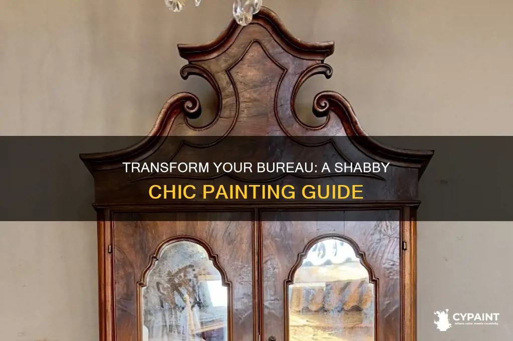 how to paint a bureau shabby chic