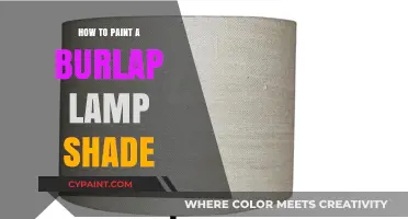 Creative Burlap Lamp Shade Painting: Easy DIY Guide for Beginners