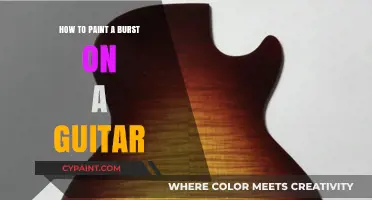 Mastering Guitar Art: Step-by-Step Guide to Painting a Burst Finish