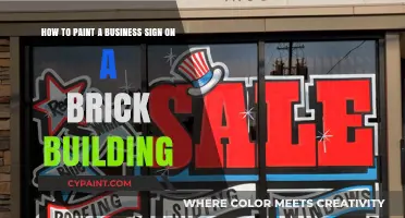 Revamp Your Storefront: Tips for Painting a Business Sign on Brick