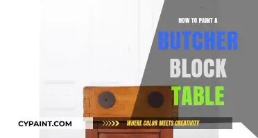 Mastering Butcher Block Table Painting: A Step-by-Step DIY Guide