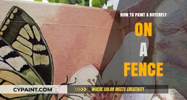 Mastering Butterfly Art: Step-by-Step Guide to Painting on Fences