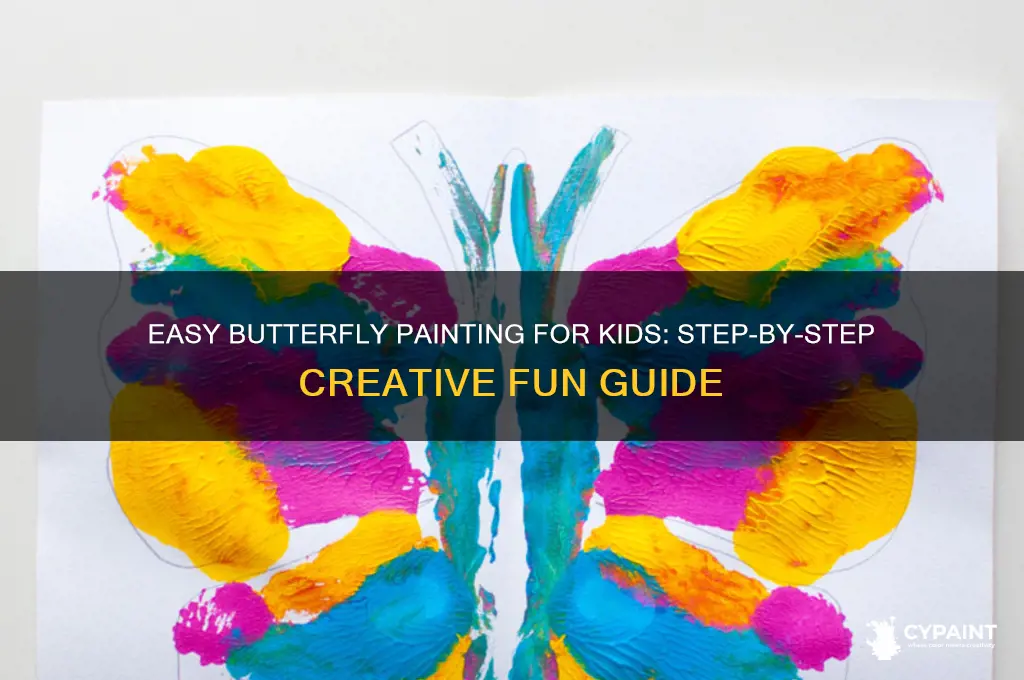 how to paint a butterfly for kids