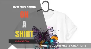 Creative Butterfly Painting: Easy Steps to Decorate Your Shirt