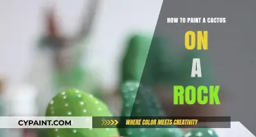 Creative Rock Painting: Easy Steps to Paint a Cactus Design