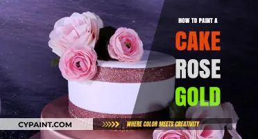 Elegant Edible Art: Painting a Cake Rose Gold Step-by-Step
