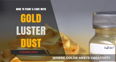 Gilded Cake Decorating: Gold Luster Dust Application Techniques