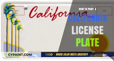 DIY Guide: Painting a California License Plate Step-by-Step