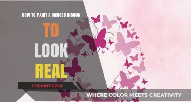 Realistic Cancer Ribbon Painting: A Step-by-Step Guide