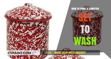 Easy DIY Guide: Painting a Canister Set for Dishwasher-Safe Use