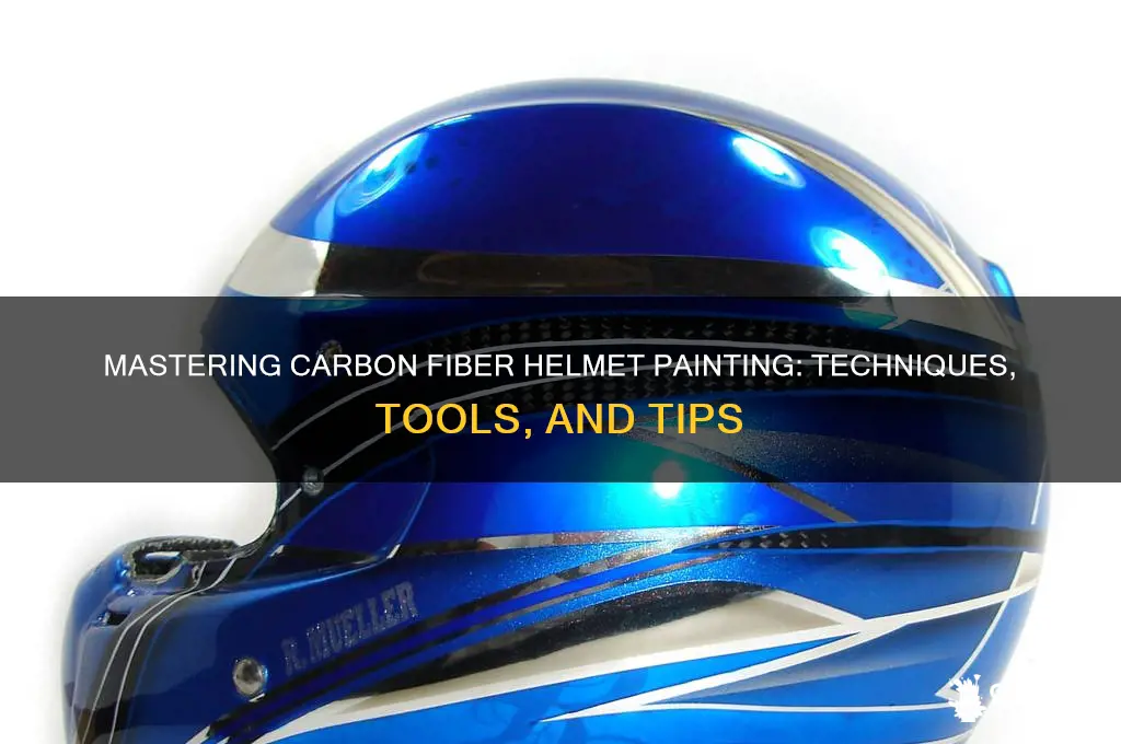 how to paint a carbon fiber helmet