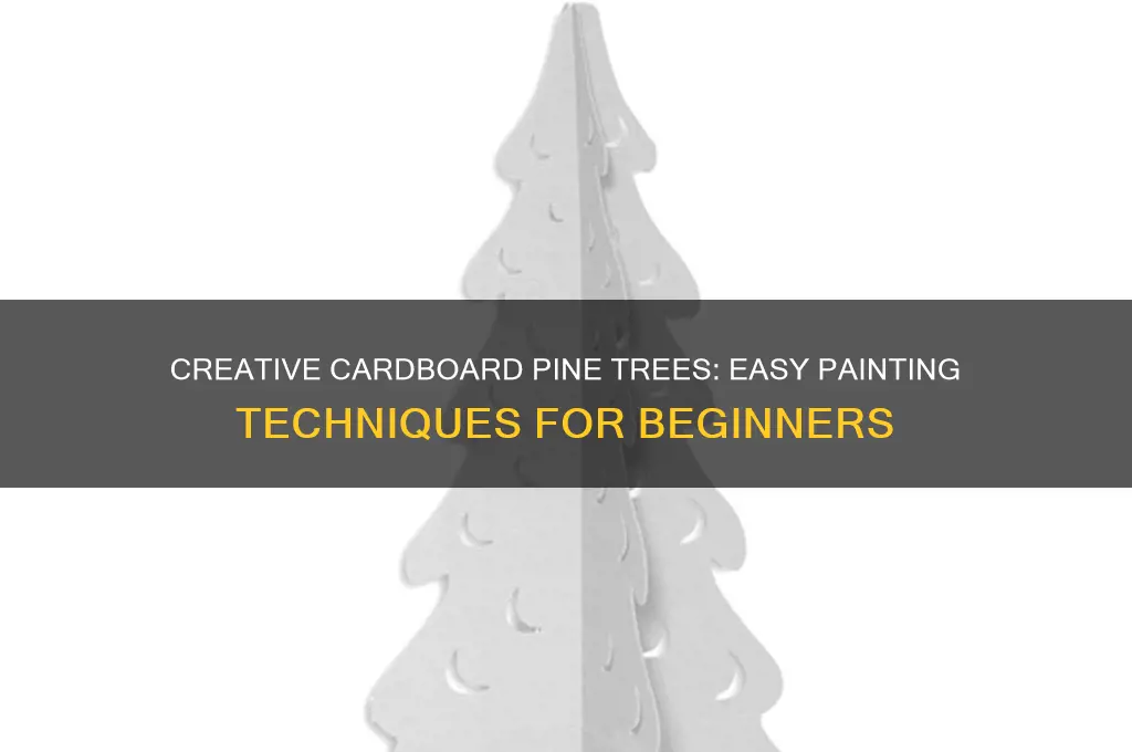 creative-cardboard-pine-trees-easy-painting-techniques-for-beginners