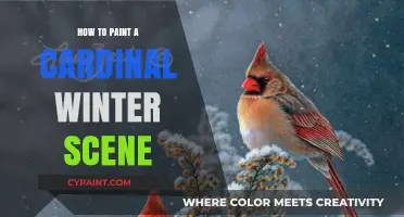 Painting a Winter Cardinal: Step-by-Step Guide to a Stunning Scene