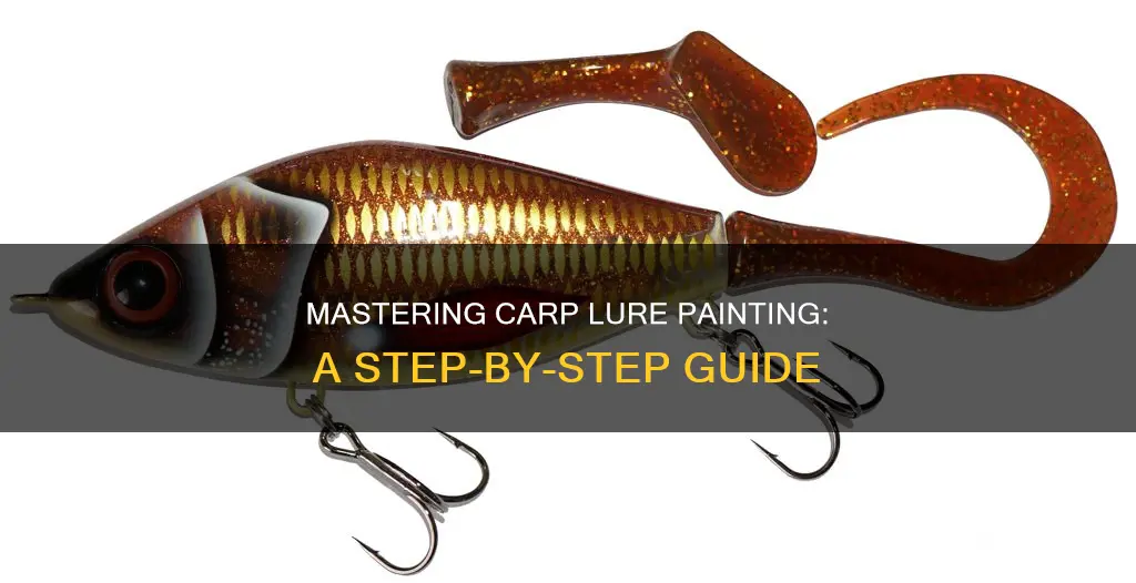 how to paint a carp pattern on a lure