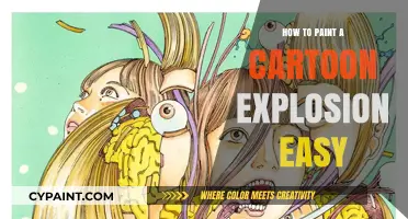 Master Cartoon Explosions: Simple Painting Techniques for Beginners