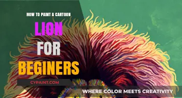 Easy Cartoon Lion Painting: Beginner-Friendly Step-by-Step Guide