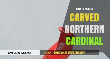 Mastering the Art of Painting a Carved Northern Cardinal