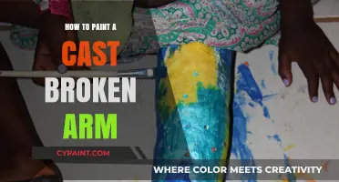 Creative Healing: Painting Your Cast for a Unique Broken Arm Look