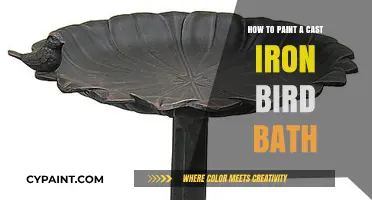 Revive Your Cast Iron Bird Bath: A Step-by-Step Painting Guide