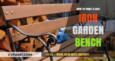 Revive Your Cast Iron Garden Bench: A Step-by-Step Painting Guide