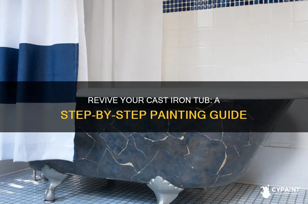 how to paint a cast iron tub